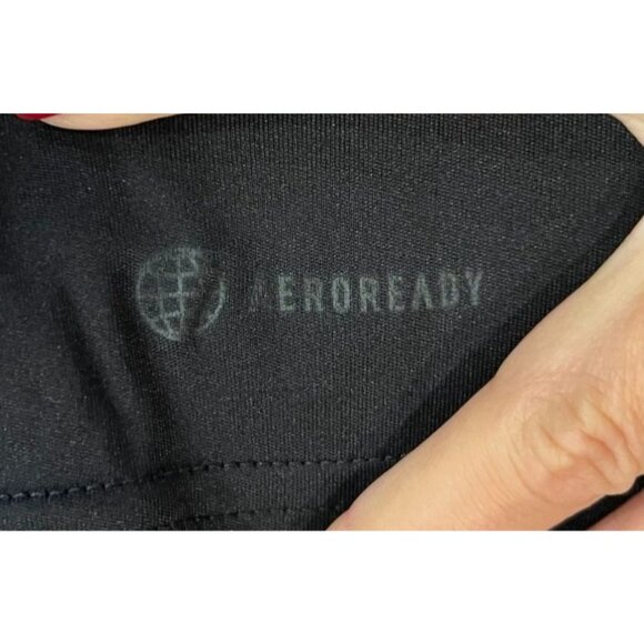 Adidas Men's Vegas Golden Knights Black Long Sleeve 1/4-Zip Hoodie T-Shirt Large - Picture 9 of 11